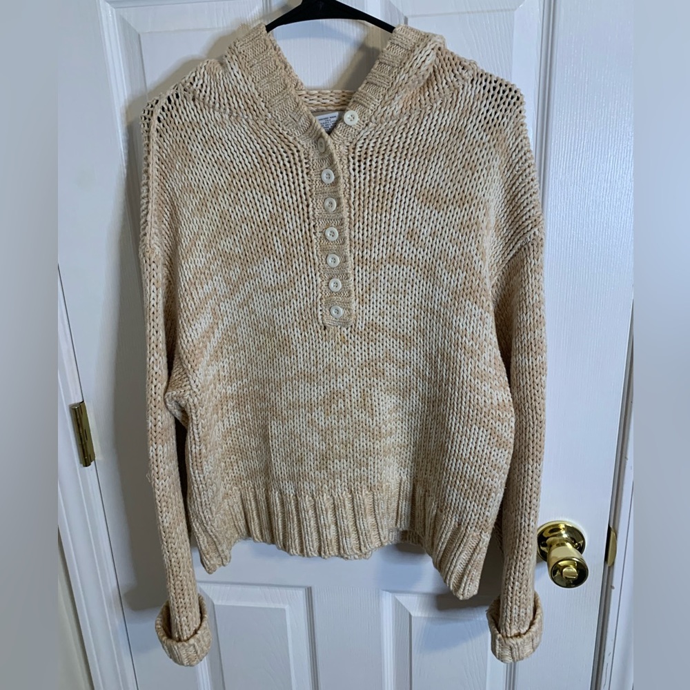 Soft Surroundings Hooded Knit Sweater